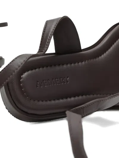 A.emery Leather Flat Sandals
