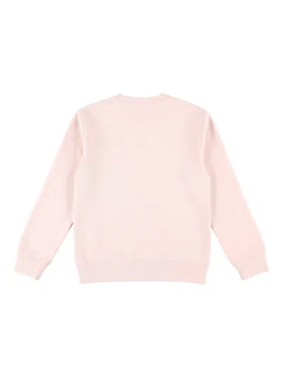 Golden Goose Logo-print Fleece Sweatshirt In Pink