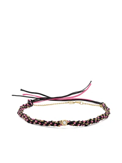 Lisa O 9k Yellow Gold Na Gioia Diamond Bracelet