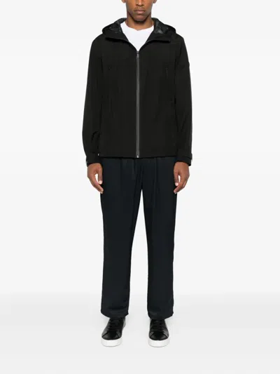 Hugo Boss Gore-tex® Waterproof Windbreaker Jacket In Black
