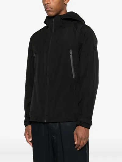 Hugo Boss Gore-tex® Waterproof Windbreaker Jacket In Black