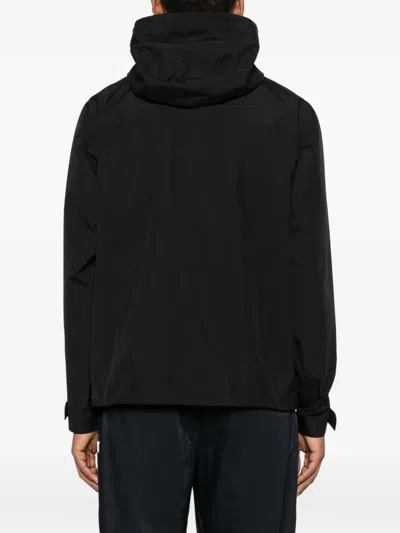 Hugo Boss Gore-tex® Waterproof Windbreaker Jacket In Black