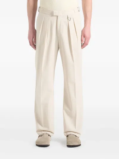 Manière De Voir Pierre Pleat-detailed Trousers