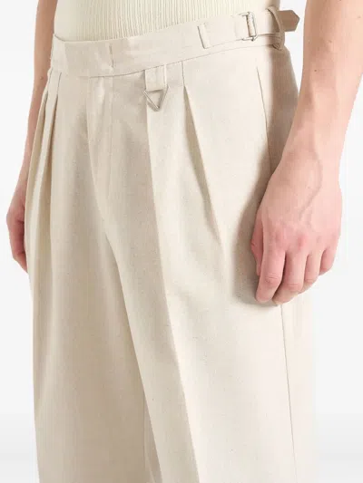 Manière De Voir Pierre Pleat-detailed Trousers