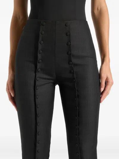 Manière De Voir Therese Button-detail Flared Trousers