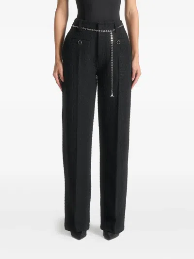 Manière De Voir Nathalie Chain-belt Tweed Trousers