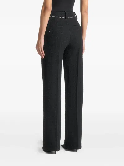 Manière De Voir Nathalie Chain-belt Tweed Trousers