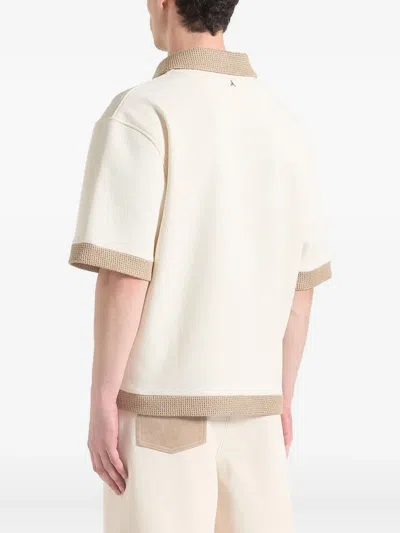 Manière De Voir Brice Contrasting-trim T-shirt