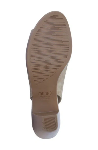 Munro Rochelle Sling-back Sandal In Castoro Stardust