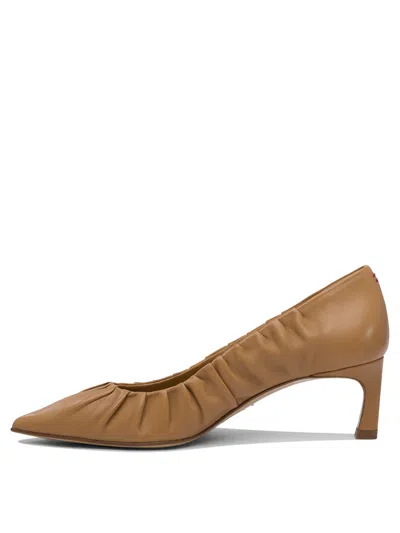 Halmanera 55mm Vale Pleated Pointed-toe Pumps