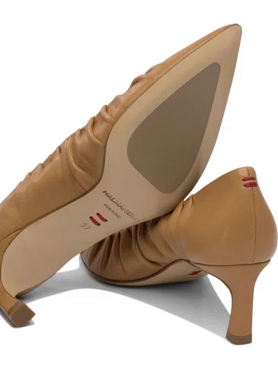 Halmanera 55mm Vale Pleated Pointed-toe Pumps