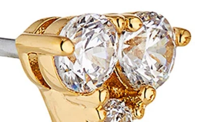 Nadri Pave The Way Set Of 2 Crystal Stud & Linear Drop Earrings