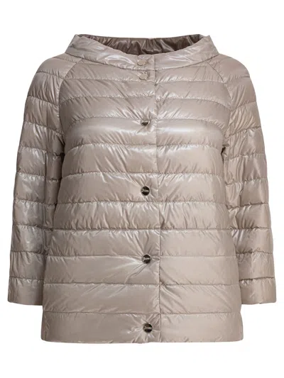 Herno Jackets Beige In Brown