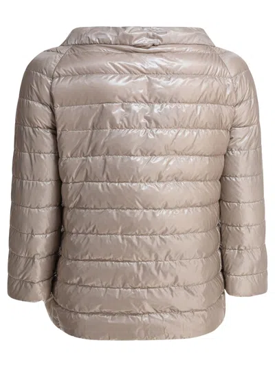Herno Jackets Beige In Brown