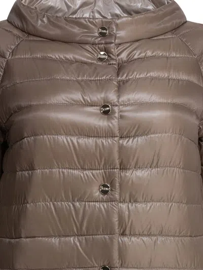 Herno Jackets Beige In Brown