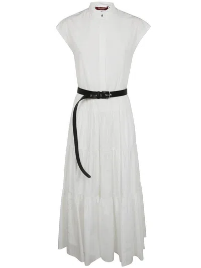 Max Mara Studio Shirt Dress With Ruffles