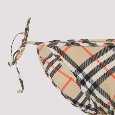 Burberry Sand Beige Bottom Bikini In Multi