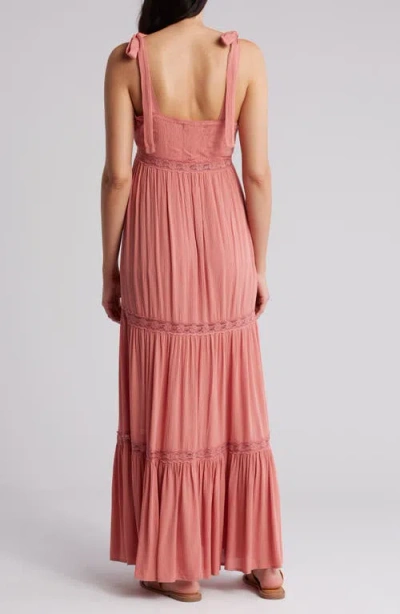 By Design Sicily Lace Tiered Maxi Dress