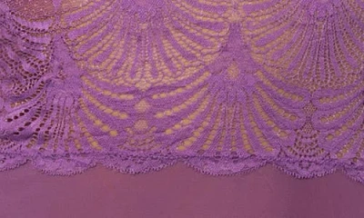 Oh La La Cheri Evrice Lace Trim Mesh Underwire Chemise & G-string Set