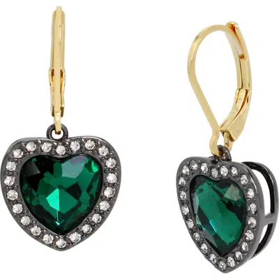 Kurt Geiger Heart Halo Drop Lever Back Earrings