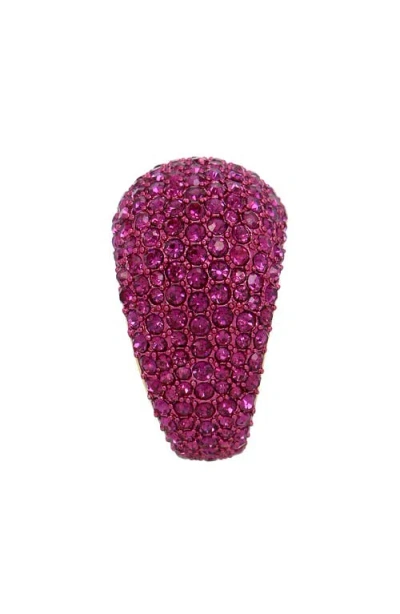 Kurt Geiger Pave Dome Cocktail Ring