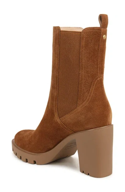 Veronica Beard Riley Suede Block-heel Chelsea Booties