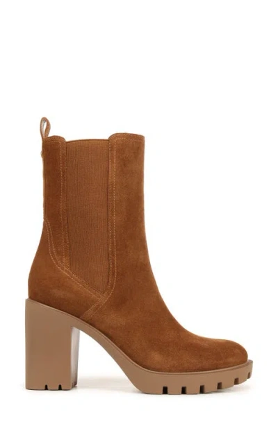 Veronica Beard Riley Suede Block-heel Chelsea Booties