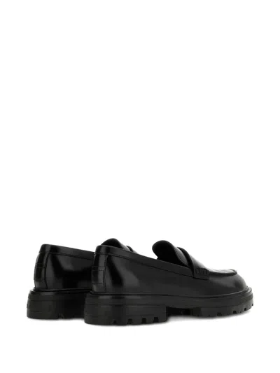 Hogan H673 Leather Loafers