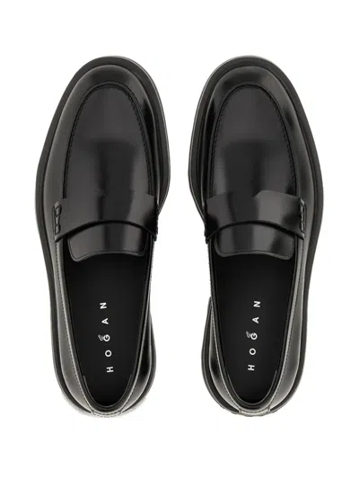 Hogan H673 Leather Loafers