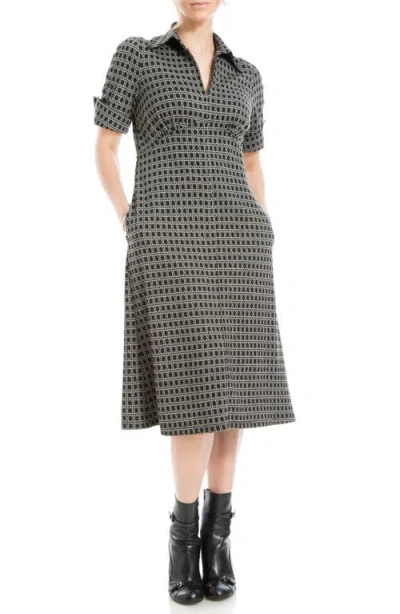 Max Studio Short Sleeve A-line Dress