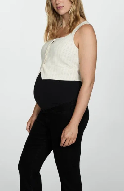 Mango Over The Bump Flare Leg Maternity Jeans