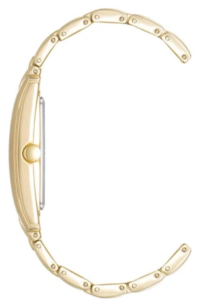 Anne Klein Three Hand Quartz Diamond Dial Bracelet Watch, 26mm X 37mm
