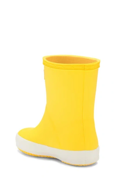 Hunter Kids' First Classic Rain Boot In Yellow