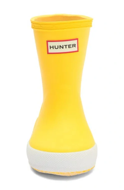 Hunter Kids' First Classic Rain Boot In Yellow