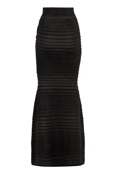 Nina Ricci Flared Knit Skirt