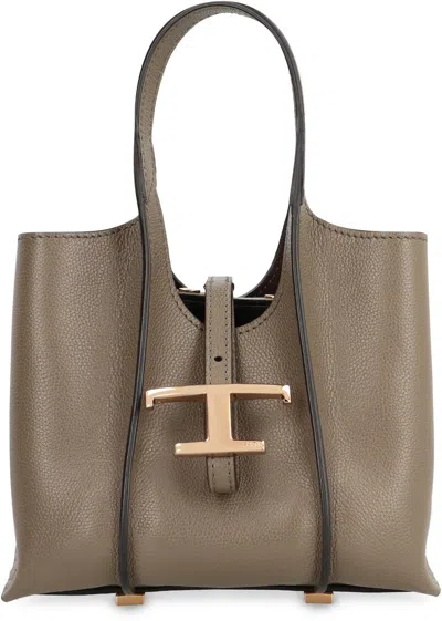 Tod's T Timeless Micro Leather Tote