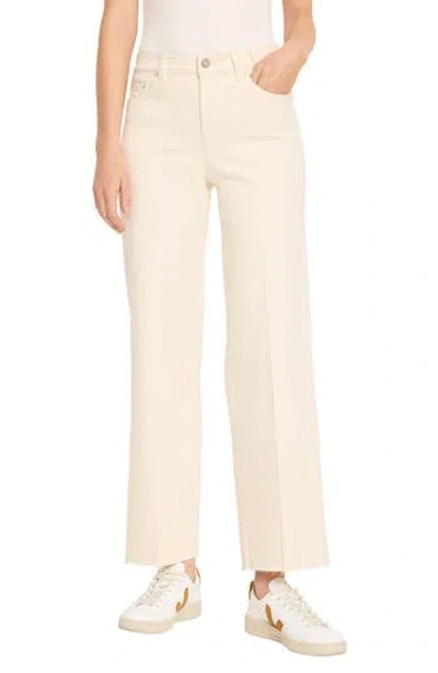 Nic + Zoe Nic+zoe Weekend Raw Hem Mid Rise Ankle Wide Leg Jeans