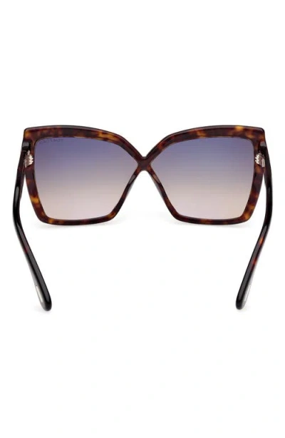 Tom Ford Fiore Acetate Butterfly Sunglasses