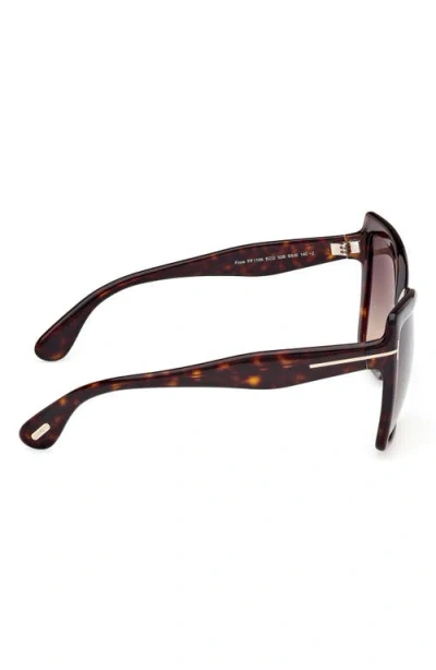 Tom Ford Fiore Acetate Butterfly Sunglasses