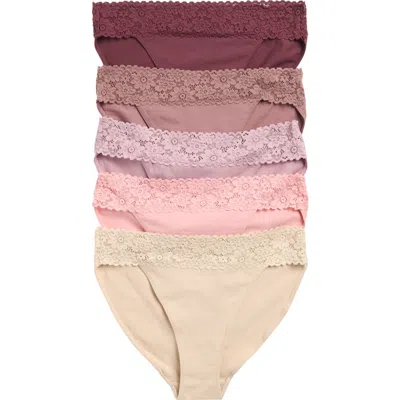 Nordstrom Rack 5-pack Stretch Lace Bikinis