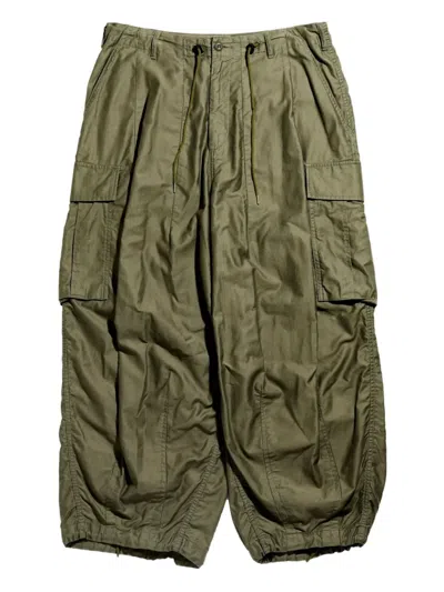 Needles Cargo-pocket Trousers In Green