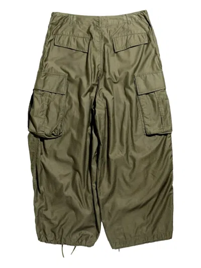 Needles Cargo-pocket Trousers In Green
