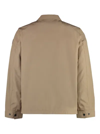 Canada Goose Burnaby Tech Fabric Jacket For Men In Brown