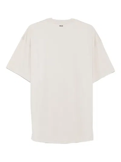 Mugler Man T-shirt Off White Size L Cotton In White