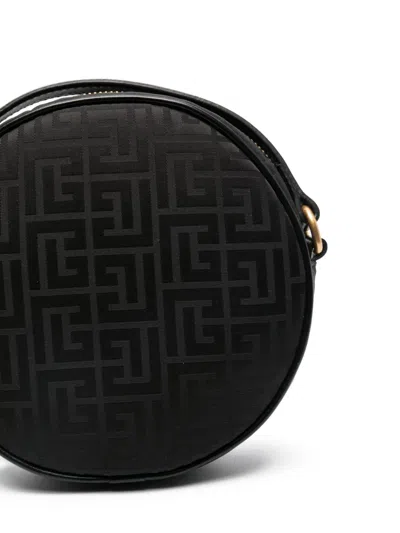 Balmain Monogram Round-shape Shoulder Bag