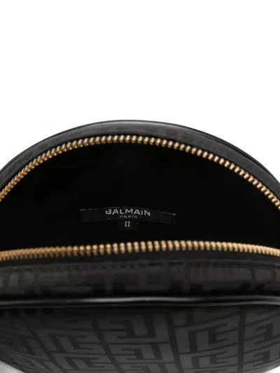 Balmain Monogram Round-shape Shoulder Bag