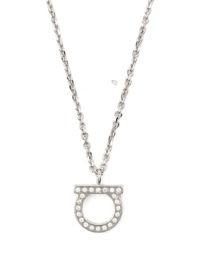 Ferragamo Collana In Metallo Argento Donna In Metallic