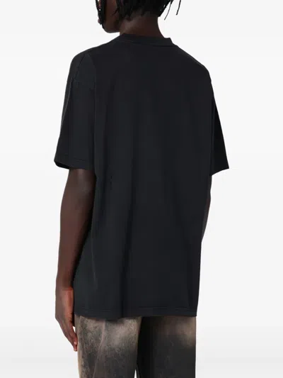 New Amsterdam Lgoo-print Cotton T-shirt In Black