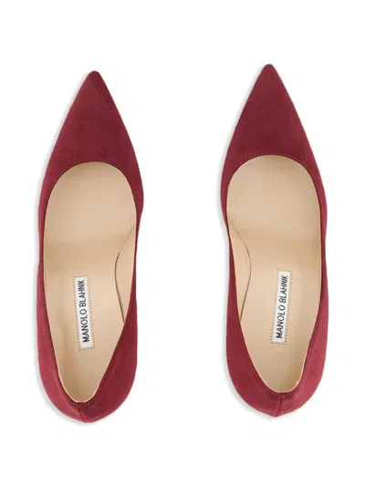 Manolo Blahnik 70mm Bb Pointed-toe Suede Pumps