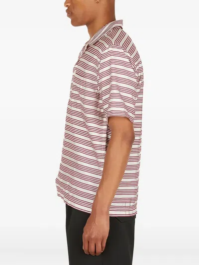 Soulland Striped Shirt In Pink